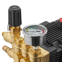 Vente chaude 170BAR Pompe à eau à piston triplex 2500PSI Pompe électrique haute pression avec alimentation moteur Personnalisation OEM prise en charge
