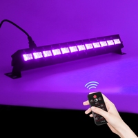 Lámpara U`King con 12 LED UV para Discotecas, KTV, DJ, Clubes Nocturnos, Efectos de Iluminación DMX512 con Control Remoto