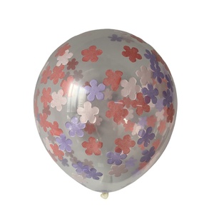 Palloncini con Coriandoli a Forma di Foglia di Palma da 12 Pollici, Palloncini con Coriandoli Floreali per Feste e Decorazioni del Ramadan - Product Image 5