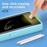 Tableau d'écriture électronique LCD pour enfants, bloc-notes en plastique sans papier, tablette numérique à dessin à la main, porte-crayon éducatif pour enfants