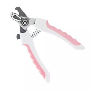 Paslanmaz çelik evcil hayvan tırnak makas küçük tarzı kolay kullanımlı kesme saç kesme yumuşak kauçuk plastik köpekler kediler tavşanlar kuşlar - Product Image 2