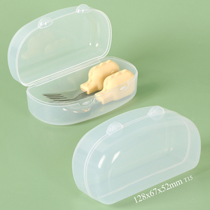 Boîte de rangement pour couverts SUNSHING de qualité alimentaire, conteneur pour ustensiles de bébé, organisateur de cuillères pour nourrissons, étui de voyage pour ustensiles de tout-petits - Product Image 3