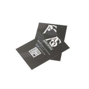 Carte <span class=keywords><strong>de</strong></span> visite professionnelle 300 g/m² 150x100 mm noire, souple, pour supermarché, banque, lavage <span class=keywords><strong>de</strong></span> voiture, café, avec motifs géométriques - Product Image 3