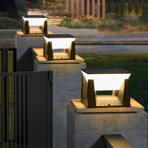 IP67 Weather-Resistant Outdoor Solar Lamp Square LED Garden Lights for Landscape & Lawn Yard Pillar Design - Product Image 2