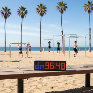 Chronomètre multifonction LED étanche CHEETIE pour salle de <span class=keywords><strong>sport</strong></span>, 6 chiffres, 5 pouces, chronomètre d'intervalle, <span class=keywords><strong>Crossfit</strong></span>, boxe, sports de combat, horloge électronique - Product Image 4