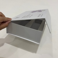 Caja de Embalaje de Cartón Rígido de Lujo, Caja de Regalo Estilo Libro con Logotipo Personalizado e Inserto de Espuma para Set de Cuidado de la Piel con Azafrán