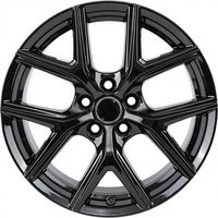 Rines de Aleación Forjada de 18 Pulgadas, 5x112 5x114.3, de 1 Pieza, Negros, Multirradio, Ligeros, para Autos de Pasajeros
