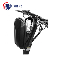 Sac de Guidon Avant Étanche 4L Grande Capacité pour Trottinette Électrique et Vélo, Sacoche Rigide en EVA pour Rangement