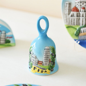 Piatto Rotondo in Ceramica Sicilia, Piatto Souvenir in Ceramica con Design Montenegro Frankfurt <span class=keywords><strong>Istanbul</strong></span> - Product Image 4