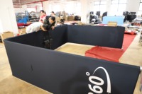 Photomaton panoramique à 360 degrés pour événements en plein air et mariages |   IPad/SLR/Caméra |   Impression en libre-service |   Capacité de 12 à 15 personnes |