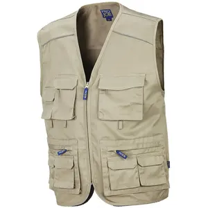 Gilet multi-poches non doublé, merchandising personnalisé - Product Image 1