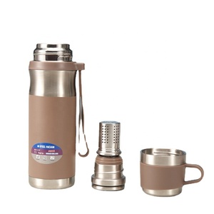 Premium Insulated 316 Stainless Steel 18/10 Vacuum Thermo <b>Flasks</b> With Cup Ready To Ship Tea Infuser - Product Image 4
