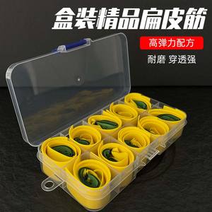 Banda de goma de látex de alta elasticidad de 0,5-0,8mm para disparar accesorios de tirachinas de <span class=keywords><strong>caza</strong></span> duraderos en paquete de caja - Product Image 4