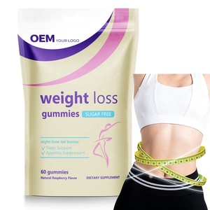 กัมมี่ลดน้ำหนักแบบขายส่ง OEM กัมมี่เผาผลาญไขมัน อาหารเสริมออร์แกนิก วีแกน ปราศจากน้ำตาล คีโต ACV วิตามิน กัมมี่ลดน้ำหนัก - Product Image 1