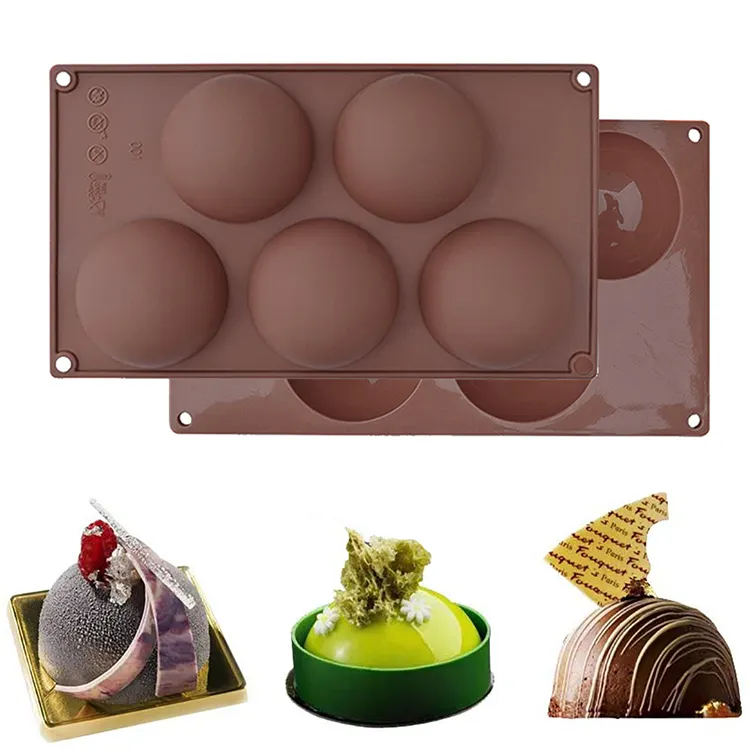 Meist verkaufte hochwertige Schokoladenkuchen-Seifenform-Backwerk zeuge Umwelt freundliche Antihaft-runde Bpa-freie Silikon-Backformen