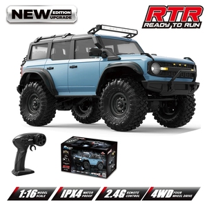 HB R1601 RC Car 1:16 2.4G 4WD Off-Road <b>Remote</b> <b>Control</b> Cars with LED Crawler Trucks Climbing Vehicle Model <b>Toys</b> for Adult - Product Image 2