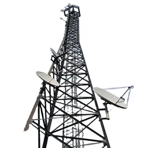 35 40 45 50M Meter 3 Been Stalen Rooster Gsm Magnetron Radiosignaal Antenne Telecommunicatie 4G Wifi Toren