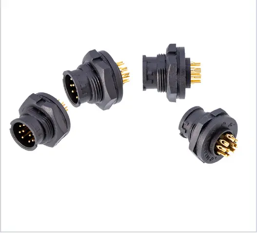 Ltw Connectoren Paneel Mount Socket Cirkelvormige Power Connector 2 3 4 5 6 7 8 101 12 Pin Kabel Ip67 Connector Z108