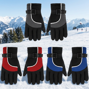 Outdoor Unisex Men <b>Women</b> Custom Sports Snowboarding Winter Waterproof Touch Screen <b>Ski</b> <b>Gloves</b> Polyester Thermal Insulated - Product Image 4