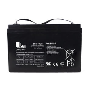 איכות גבוהה אורכי 6v סוללה 6fm100g i6 סדרה כללית agm טכנולוגיה עופרת-חומצה עבור עליות גולף עגלות תאורה - Product Image 3