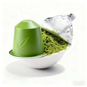 Machine à café compatible avec les capsules matcha aromatisées de qualité cérémonielle thé vert en <span class=keywords><strong>chocolat</strong></span> matcha de qualité supérieure biologique - Product Image 2