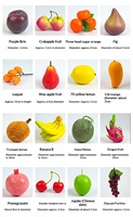 Simulatie fruitmodel zeer realistisch volledig handgemaakt PU nep appel fotografie rekwisiet tak accessoire decoratie scène