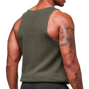 100% Cotton Knitted Casual <b>Singlet</b> <b>for</b> <b>Men</b> in Summer Thin Plain Color Fitness Daily Wear Plus Size Trendy - Product Image 4
