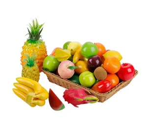 Kunstfruit 8-9Cm Plastic Decoratief Fruit Huis Tuin Bruiloft Feest Decoratie Voedsel Fotografie Rekwisieten Nep Fruit Ornament