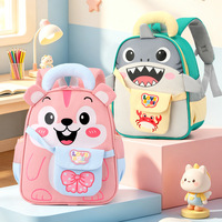 Nouveau Sac à Dos Transfrontalier pour Enfants, Mignon Dessin Animé, Maternelle, 3-6 Ans, Garçons Filles, Léger, en Nylon et Polyester Respirant