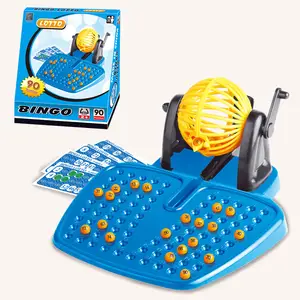 Funny 6+ kids plastic intellectual board game toys 72 cards bingo lotto 90 number with EN71
