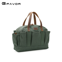 Nouveau Designer Faible QUANTITÉ MINIMALE DE COMMANDE Logo Personnalisé Concepteur Sac Grande Capacité Sac Fourre-Tout En Toile Outils À Main