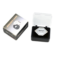 Loupe professionnelle pour gemmes 20X, loupe pliable à main en verre optique 20,5 mm pour l'analyse des fibres textiles