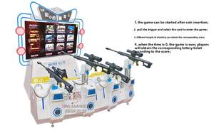 Réaliste VR <span class=keywords><strong>Sniper</strong></span> <span class=keywords><strong>Elite</strong></span> Shooting Arcade Machine Multi-Player Immersive Virtual Reality Gaming Colorful LED Coin Operated Game - Product Image 3