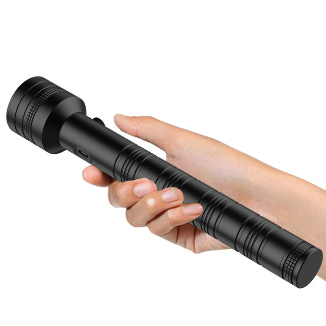 Rechargeable High-Power 3SC Waterproof IP66 Torchlight Zoomable Emergency Aluminum Alloy LED Hand Light Long Range USB Charging