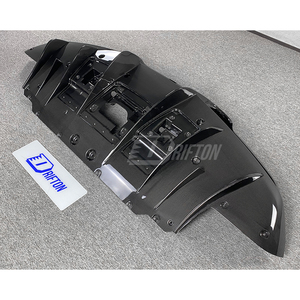 Difusor trasero de fibra de carbono seco estilo F8 OE para Ferrari F8 Tributo Spider 2019-2022 - Product Image 5