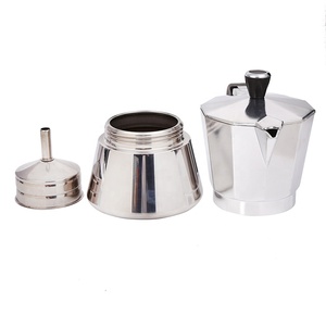 ¡Oferta! cafetera moka profesional manual <span class=keywords><strong>de</strong></span> aluminio y acero inoxidable - Product Image 3