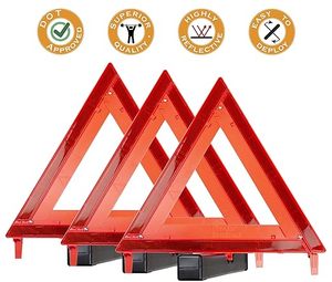 Gấp xe tam giác bên đường cảnh báo Dot tam giác phản chiếu cho xe tải cảnh báo tam giác Kit - Product Image 3