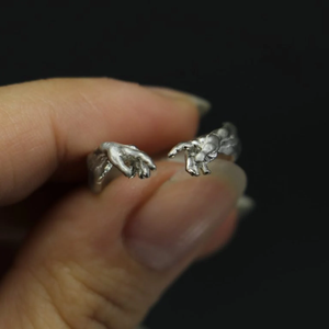 Nhẫn dấu ấn tay vàng của Chúa dành cho nam giới, trang sức tôn giáo Thiên Chúa giáo, nhẫn Sáng tạo Adam, chống nước, nhẫn tay Michelangelo - Product Image 5