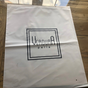 Durable Tear Resistant Transparent Zipper Bag Custom Logo Print Thick EVA PE CPE Frosted Moisture Proof Apparel Organizer Bag - Product Image 6