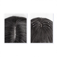 Perruque Courte Femme Marron Froid Bleu Brumeux Naturel Cheveux Synthétiques Pleine Tête Fibre Haute Température 400g Faite à la Machine Tendance