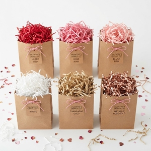 Red <b>Crinkle</b> Cut Shredded Kraft <b>Paper</b> Gift Box Filler Packaging <b>Paper</b> for Gift and Craft - Product Image 5