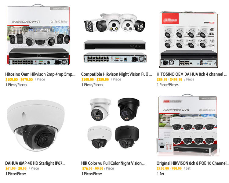 Hikvision 8ch NVR Kit with Motion Detection 4K Cameras