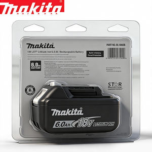 Batería de Litio 100% Original <span class=keywords><strong>Makita</strong></span> de 18V 6.0Ah para Herramientas Eléctricas <span class=keywords><strong>Makita</strong></span> de 18V, Reemplazo de Iones de Litio LXT <span class=keywords><strong>BL1860B</strong></span> - Product Image 5