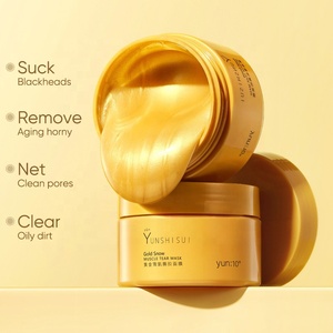 Vente en gros <span class=keywords><strong>masque</strong></span> naturel Anti-âge blanchissant organique or <span class=keywords><strong>masque</strong></span> au collagène Peeling argile soins de la peau <span class=keywords><strong>masque</strong></span> Facial or - Product Image 2