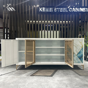 Gabinete creativo de estilo de contenedor Industrial para el hogar, sala de estar, <span class=keywords><strong>bar</strong></span>, muebles, gabinete de <span class=keywords><strong>TV</strong></span>, gabinete de almacenamiento de hierro forjado - Product Image 1