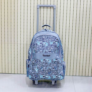 Fournitures scolaires en gros Mochila fille sac à dos enfants chariot sac d'école avec roues et poignée chariot sac à dos - Product Image 2