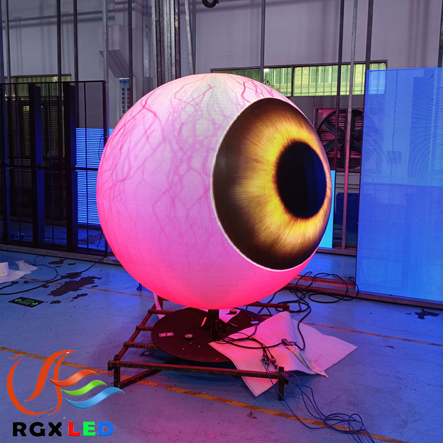 Customized Led Display Screen Creative Led Display P2 P2.5 P3 P4 Led Ball Sphere Round Indoor Outdoor 3D Irregular Video Screen