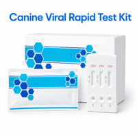 Direkt vom Hersteller: Schnelltest-Karte für Hunde gegen Hundepest, Parvovirus und Coronavirus (3-in-1) für Veterinärmedizin