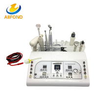 Machine faciale galvanique multifonctionnelle 9 en 1 par dermabrasion au diamant à haute fréquence pour les soins du visage