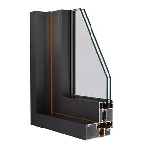 <span class=keywords><strong>Porte</strong></span> à battants en aluminium à rupture <span class=keywords><strong>de</strong></span> pont thermique à double vitrage moderne conforme aux normes australiennes AS2047/AS2208/AS4666/AS1288/AGWA avec moustiquaire - Product Image 1